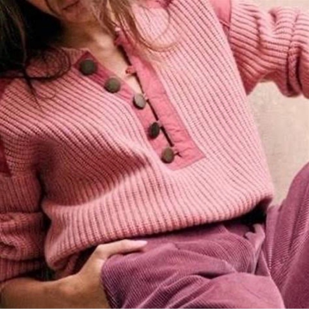 Sézane Ewen jumper / sweater in rosewood, XXS